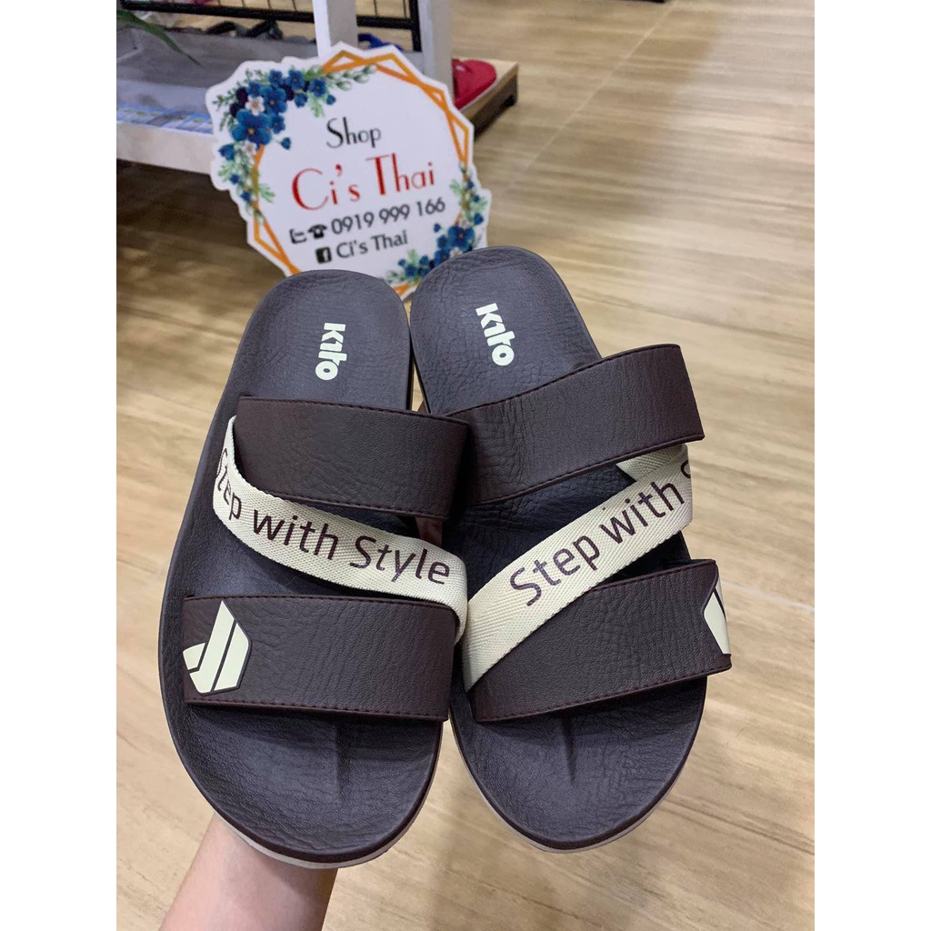 Dép quai chéo Thái Lan - KITO - AB15M dành cho nam, mang nhẹ chân,...