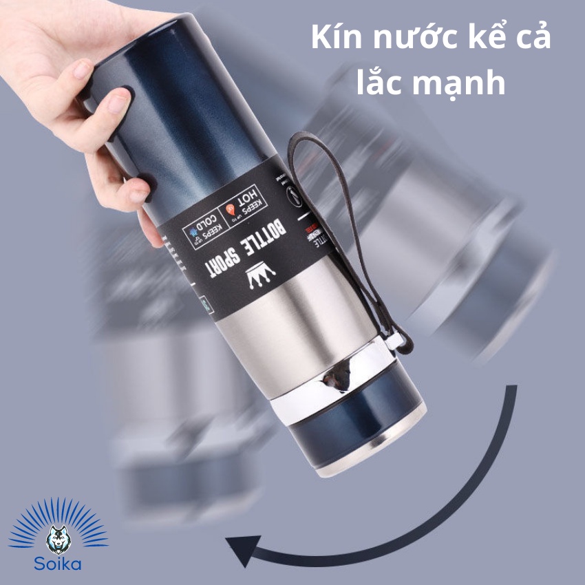 Bình Giữ Nhiệt SOIKA SB091 Inox 316 Cách Nhiệt Chân Không