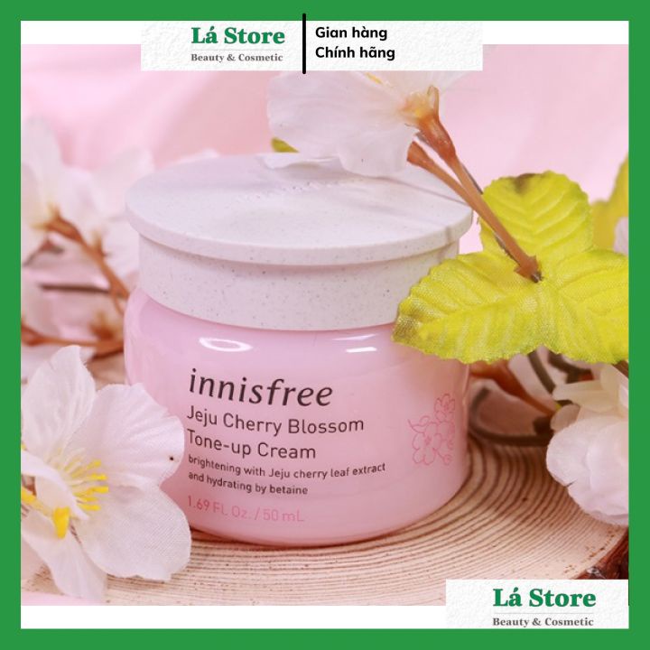 Kem dưỡng Innisfree Jeju Cherry Blossom Tone-up Cream 50ml - Kem dưỡng Innisfree trắng da bật tone