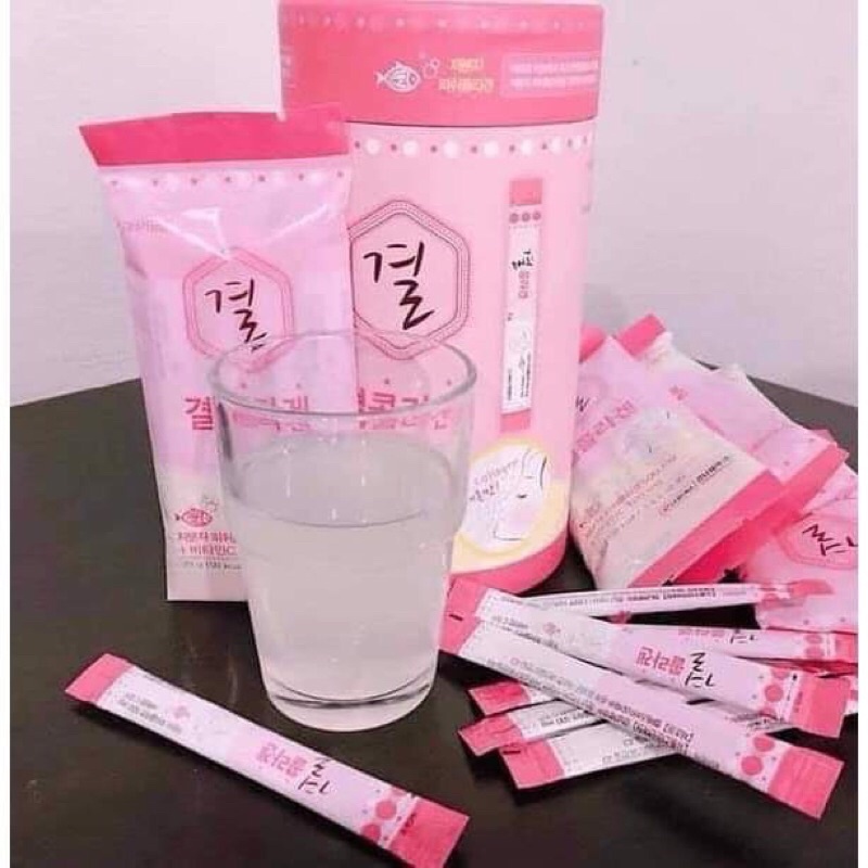 COLLAGEN BỘT HÀN QUỐC LEMONA HỘP 60 GÓI