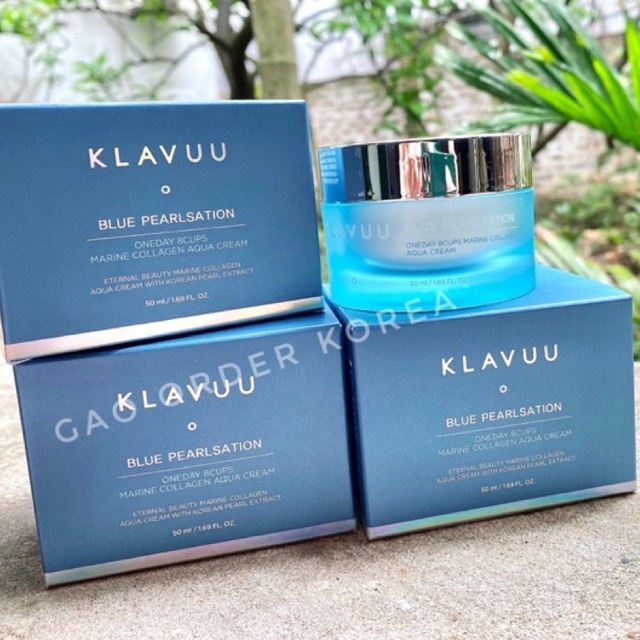Kem Dưỡng Da cấp ẩm, cấp nước Klavuu Blue One Day 8 Cup Collagen 50ml