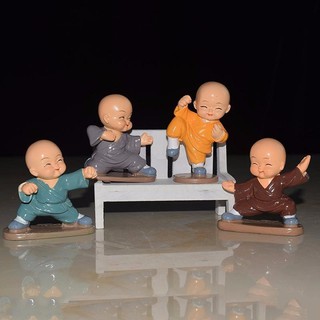 Tượng 04 Chú Tiểu Múa Võ
