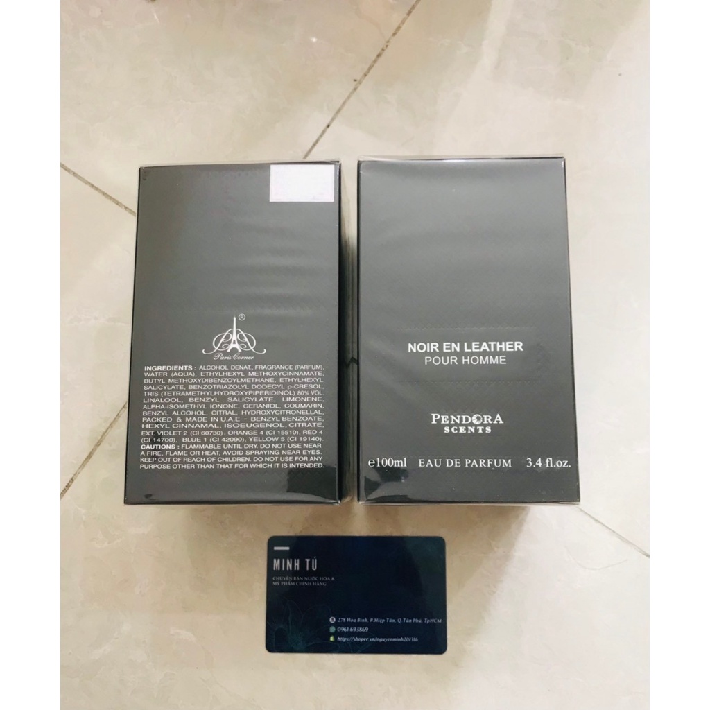 Nước Hoa Nam Pendora Scents Noir En Leather Pour Home EDP 100ml