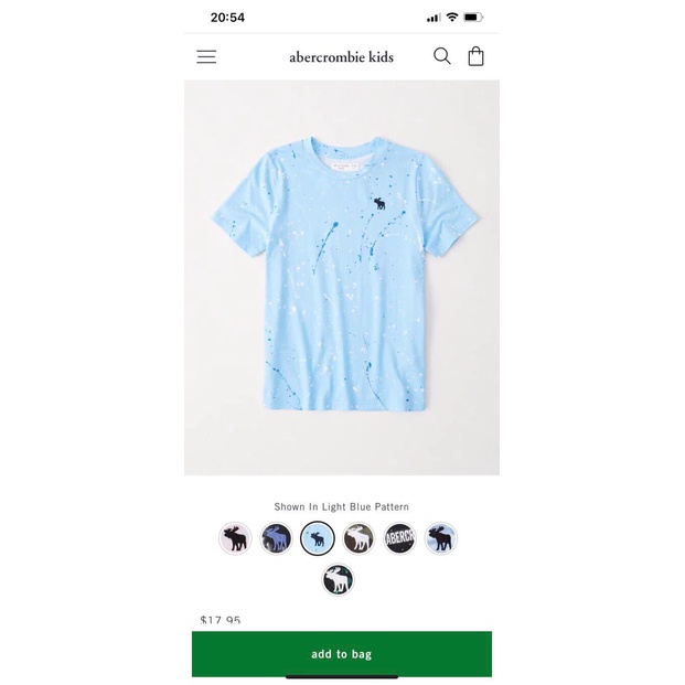 ÁO THUN A.B BÉ TRAI _VNXK _ 1519