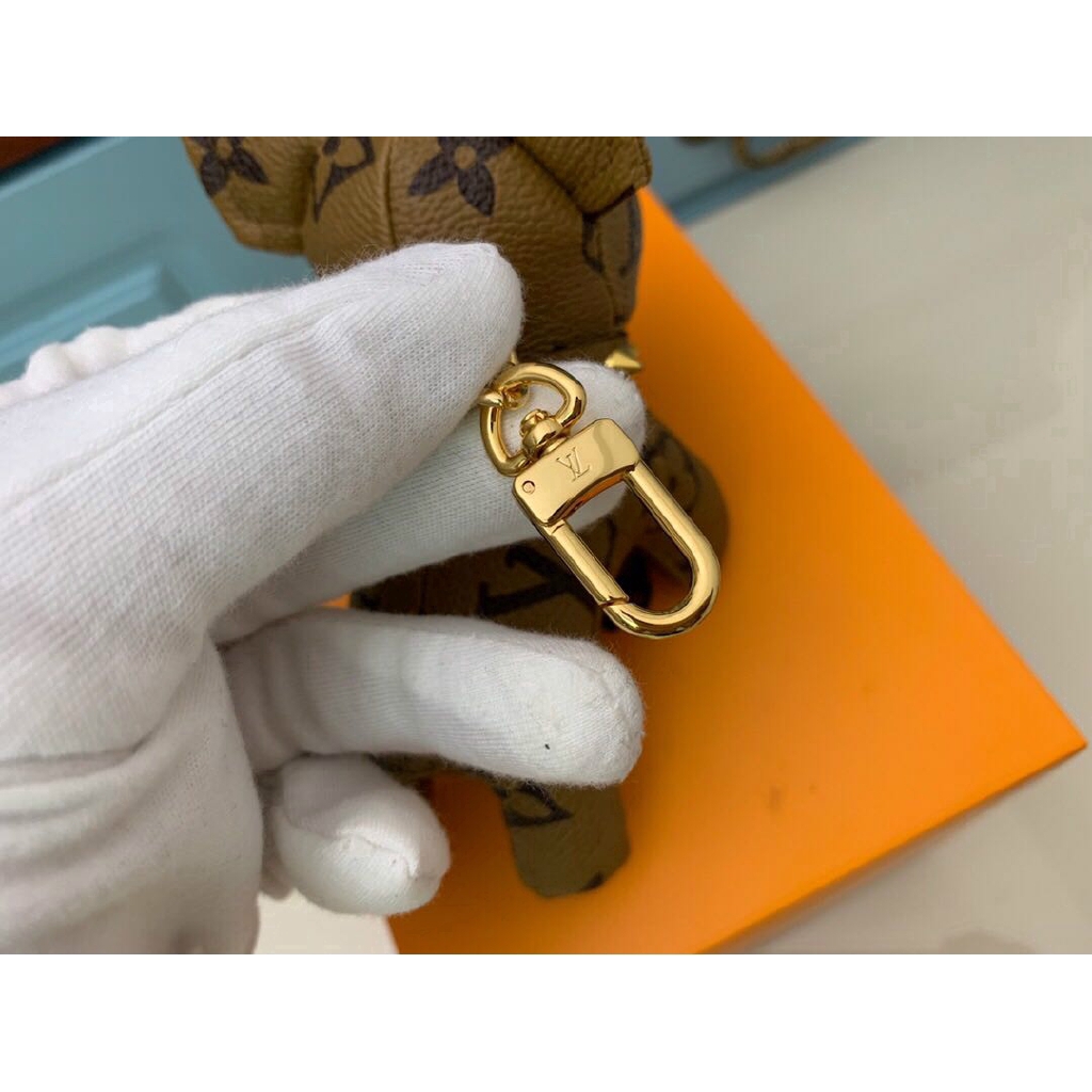 Móc Khóa Hình Chó Bull Phi Hành Gia Thiết Kế Mới Cao Cấp Thời Trang