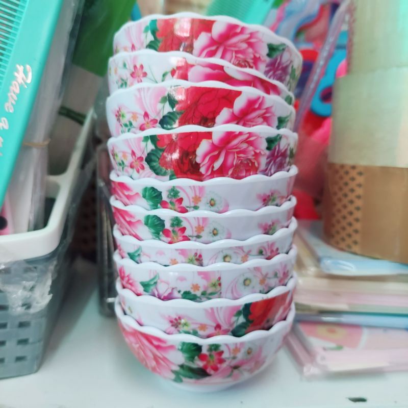 Chén Đựng Nước Chấm TRÒN, Chén Muối Tiêu TRÒN Bông