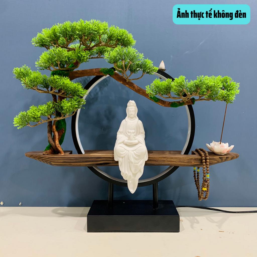 Tượng phật Adida có vòng đèn Led sáng đẹp T05