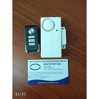 Báo động chống trộm tách cửa độc lập DR35 có remote bật tắt từ xa.