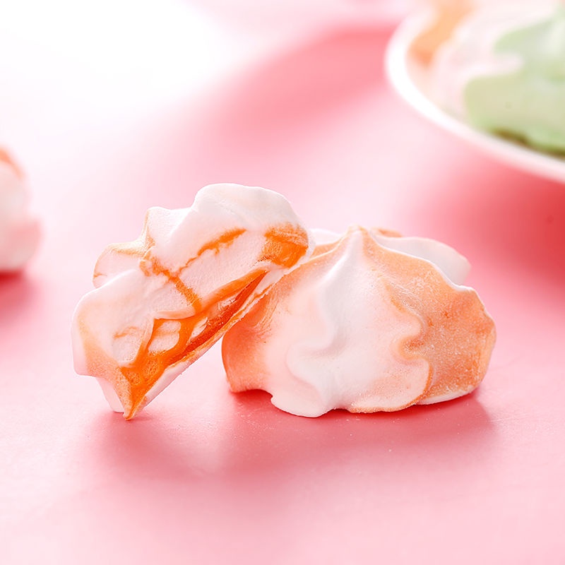 [ Sẵn hàng ] kẹo bông sữa nhân mứt trái cây/ kẹo bông mashmalow/ kẹo bông gòn gói 40g ăn vặt siêu ngon