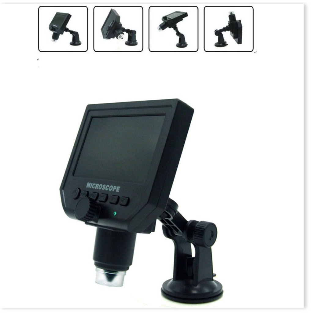 Kính hiển vi kỹ thuật số ứng dụng nhiều ngành màn hình 4.3 inch zoom 600X HD Sony lens | BigBuy360 - bigbuy360.vn