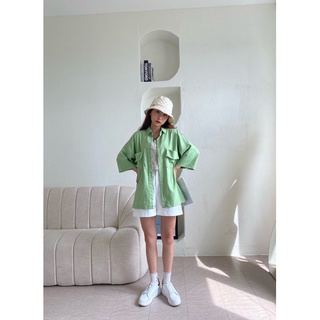 SƠMI XANH MATCHA