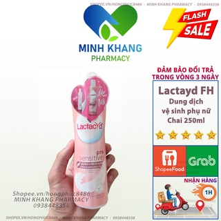 Dung dịch vệ sinh phụ nữ Lactacyd FH 250ml khử mùi nước rửa phụ khoa se khít vùng kín nữ chăm sóc vùng kín thơm