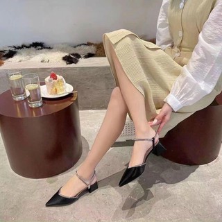 Slingback da mềm quai đá-Bunny Shoes(K039)