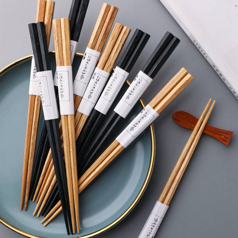 Đôi Đũa Tre Thiết Kế Khớp Nối Hình Lục Giác Phong Cách Nhật Bản