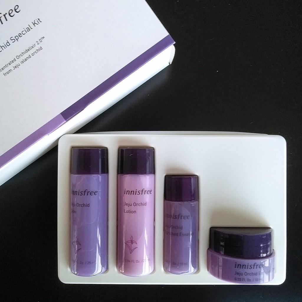 Bộ Dưỡng Da Mini Chống Lão Hóa Innisfree Jeju Orchid Special Kit