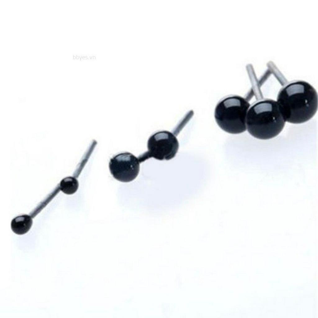 100 Mắt thủy tinh mới 2/3/4 mm trang trí gấu bông