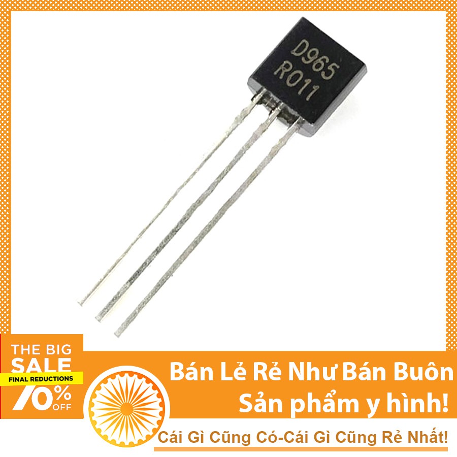 Linh kiện D965 TO-92 TRANS NPN 5A 20V DHCNHN