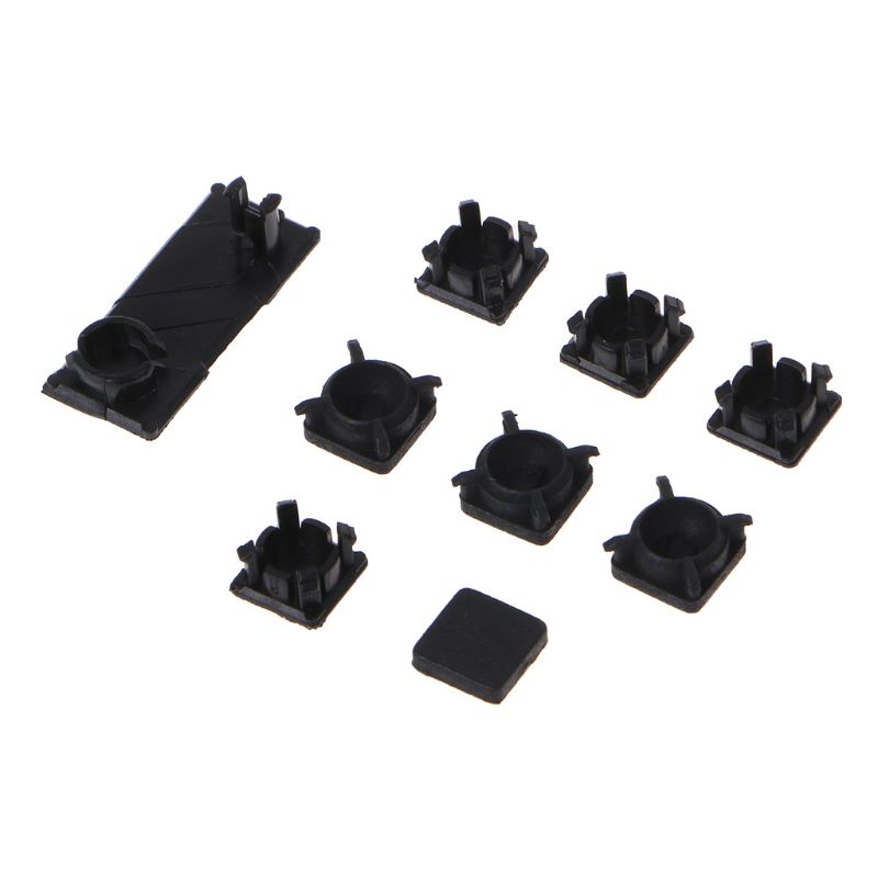 Set 9 Miếng Đệm Cao Su Màu Đen Bảo Vệ Lỗ Ốc Vít Chống Bụi Cho PS3 Slim 2000 3000 Console