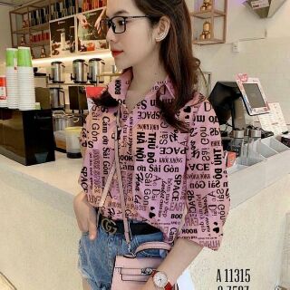 Áo sơ mi chất vải kate lụa