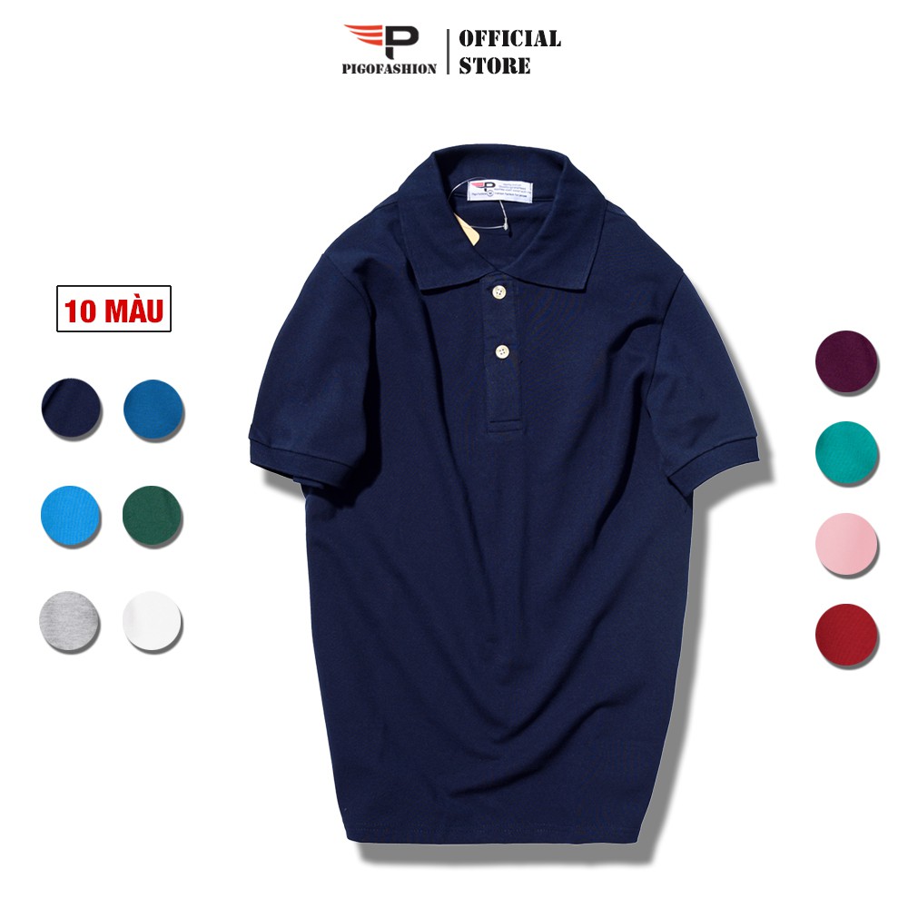 [Mã FAMALLT5 giảm 15% đơn 150K] Bộ 3 áo thun nam cổ bẻ chuẩn mọi phong cách pigofashion AB19 (Xám,tím cẩm, xanh đen) | BigBuy360 - bigbuy360.vn