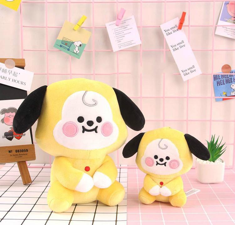 Móc khóa hình búp bê BT21 nhồi bông dễ thương kích thước 20cm