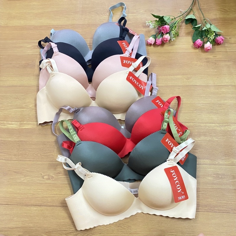 Combo 3 áo ngực su đúc trơn không gọng nâng ngực