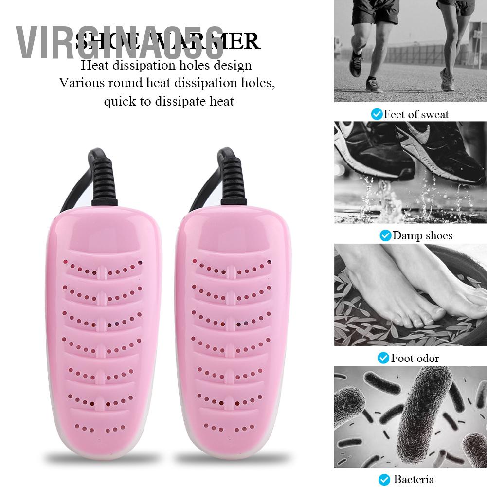 Virgina056 Electric Children Shoe Boot Dryer Warmer Ultraviolet Sterilization Deodorant Device 220V