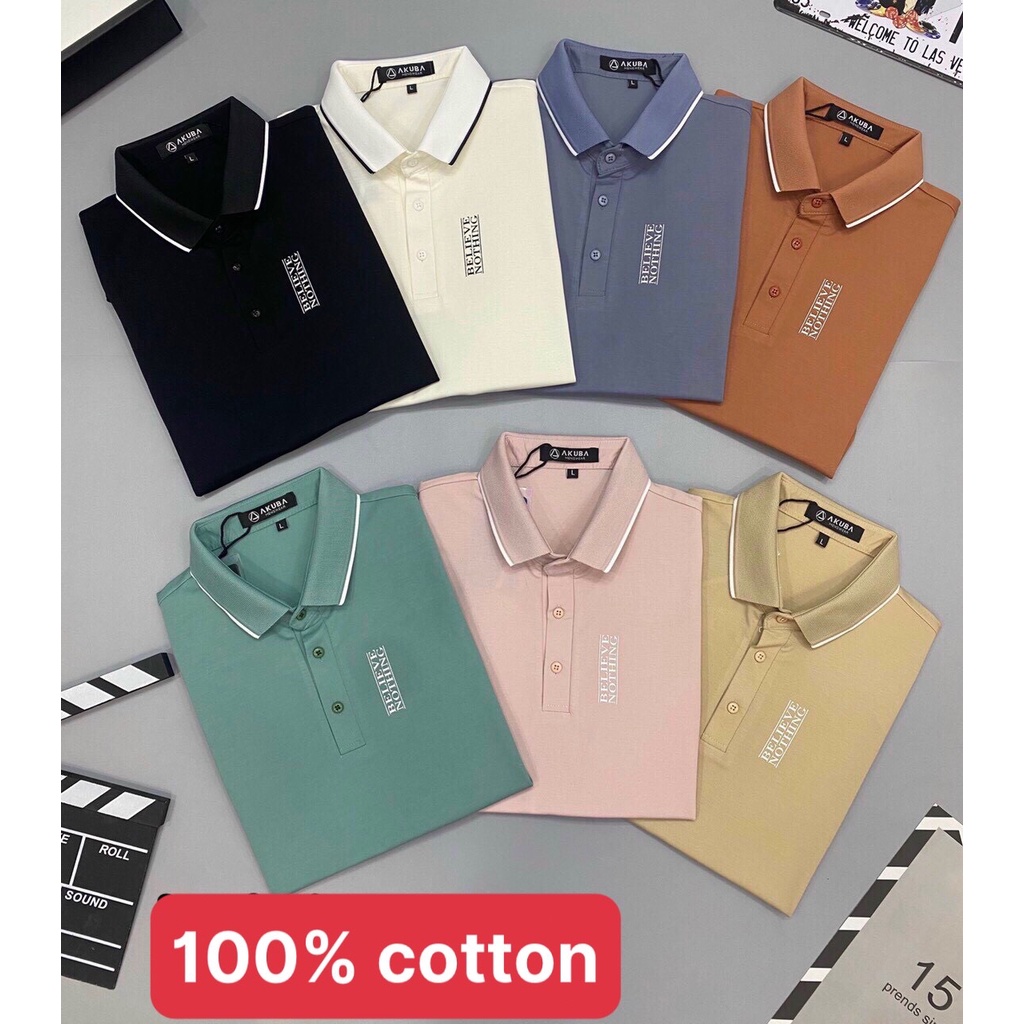 ÁO THUN NAM COTTON 100% HÀNG XUẤT KHẨU