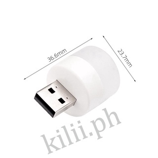 Đèn led ngủ tròn nhỏ bảo vệ mắt có cổng sạc usb cho máy tính