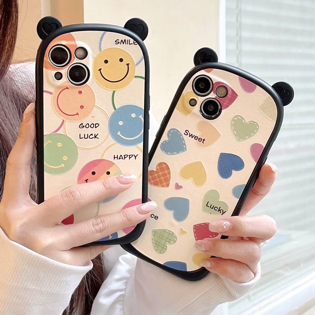 Ốp Điện Thoại In Hình Mặt Cười Nhiều Màu Sắc Cho iphone 7plus X XS XR XS max 11cartoon11 pro max 12 12 pro 12 pro max