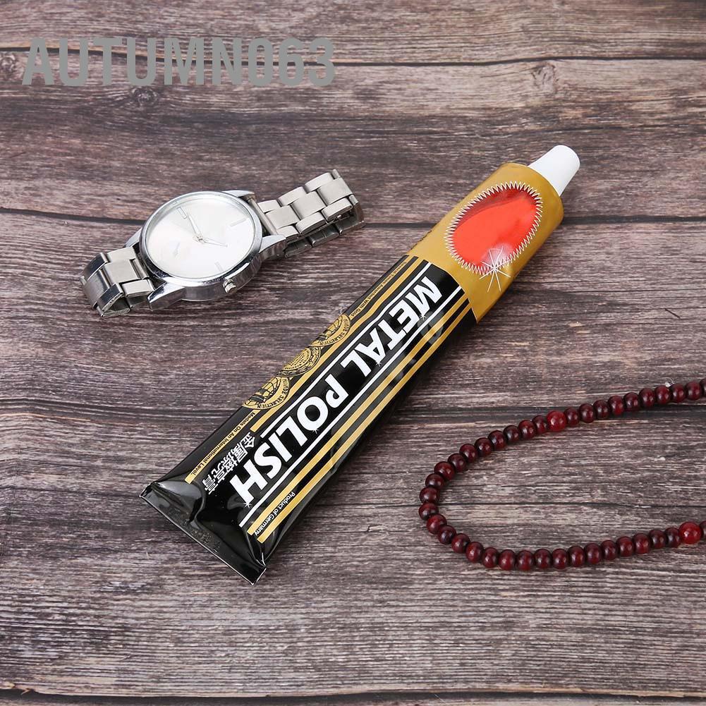 75ml Chất tẩy rửa kính đánh bóng Loại bỏ vết xước Sửa chữa cho đồ trang sức đồng hồ kim loại Autumn063
