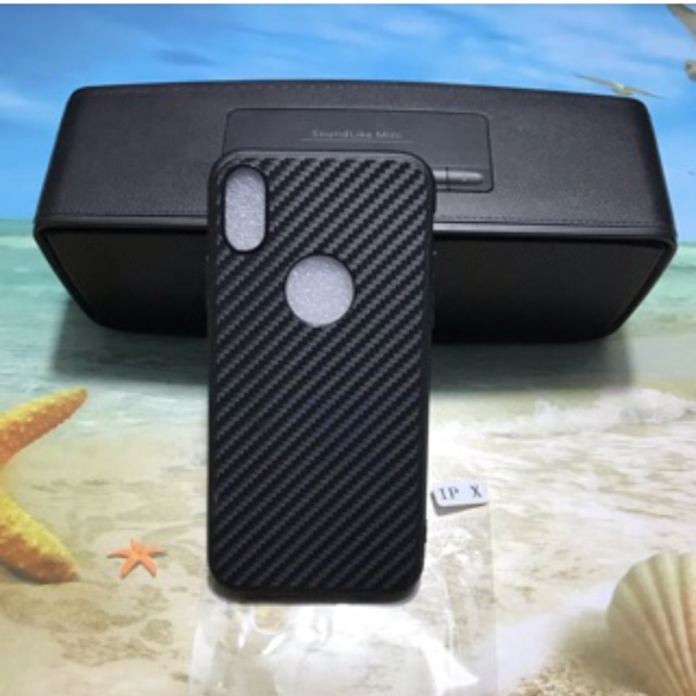Ốp dẻo cacbon cho iPhone X
