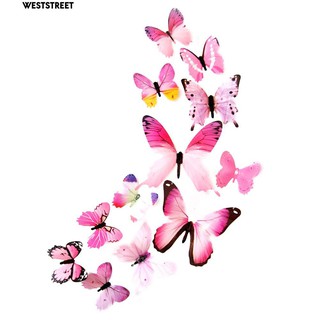 Decal Hình Bướm 3D Dán Tường Trang Trí Nhà Ở