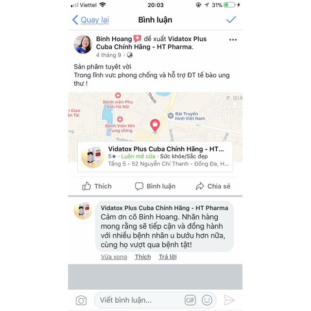 Vidatox Plus - Nọc bọ cạp xanh Cuba tiêu diệt tế bào ung thư chính hãng HTpharma