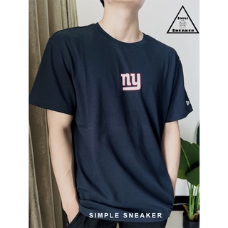 Áo thun new era tay ngắn 🔴chính hãng🔴 new era super boul navy 100% cotton - áo thun unisex cổ tròn - simple sneaker