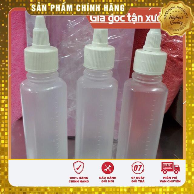 [TRÙM SỈ] [Combo100c] Chai nhựa mềm nút nhọn nhỏ giọt AC 50ml,100ml chiết dung dịch , phụ kiện du lịch