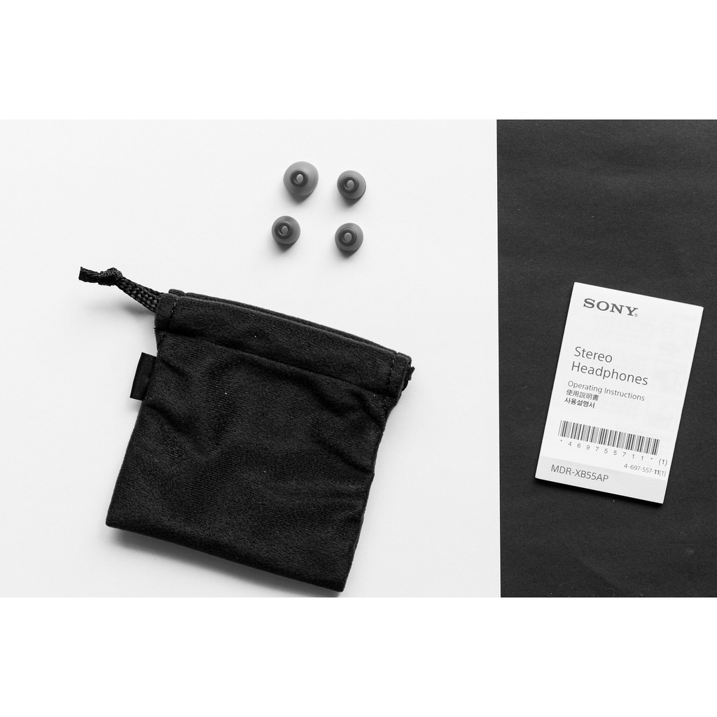 [Mã ELMS05 giảm 5% đơn 300k][CHÍNH HÃNG] Tai nghe nhét tai Sony XB55AP - Bảo hành chính hãng 12 tháng