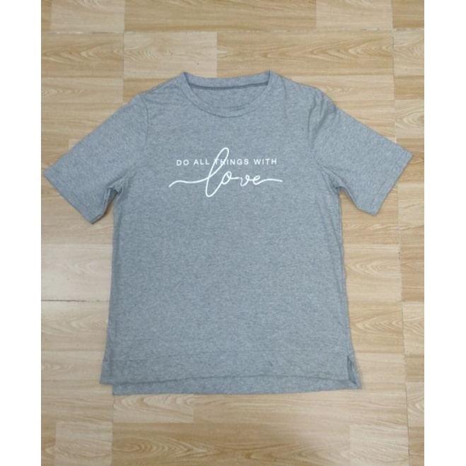 Áo thun cotton unisex đẹp xuất khẩu sang chảnh  DO ALL THINGS WITH LOVE  AMGOBET in 3D siêu hịn kèm hình thật và clip