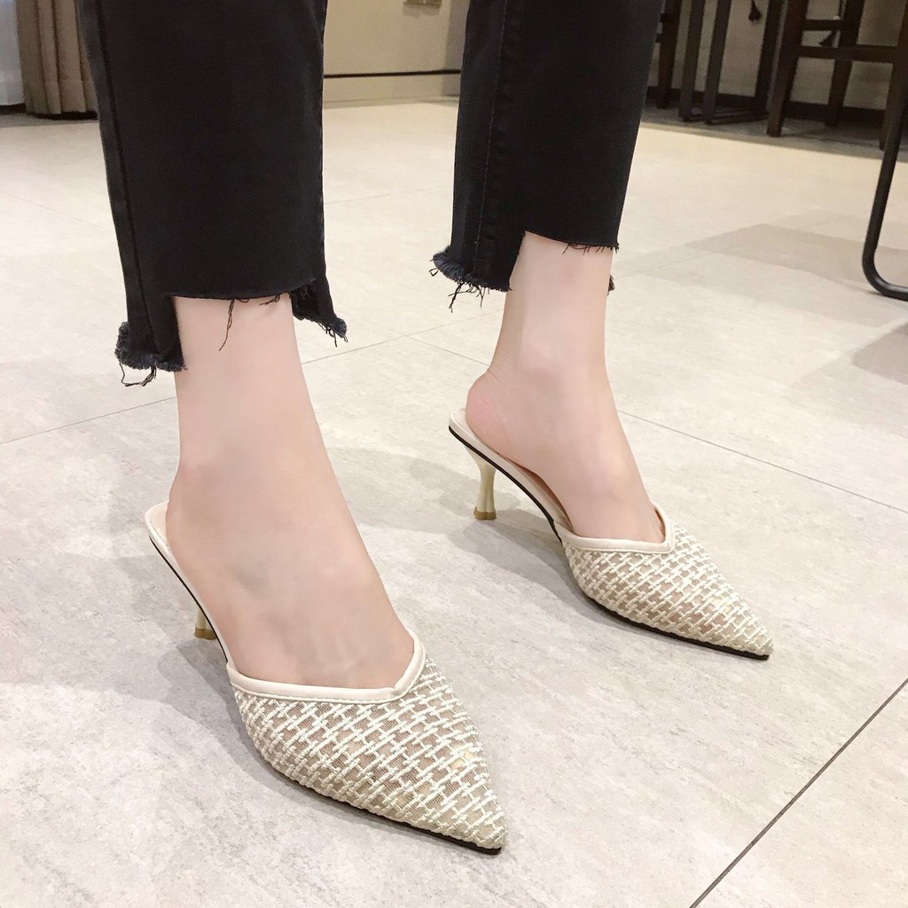 sục zen ,giày cao gót cao cấp ,đế cao 5cm 1.0