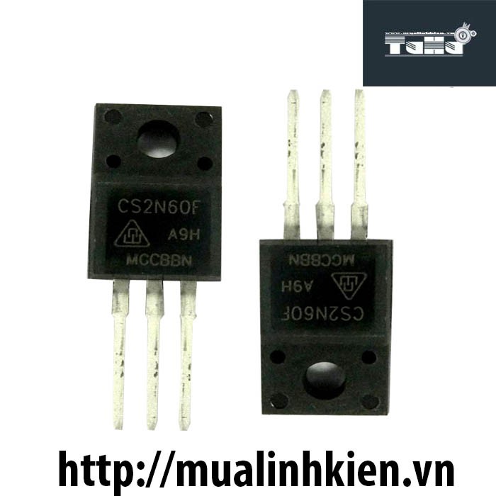 Linh Kiện CS2N60FA9H TO220F 2A 600V N-CH MOSFET