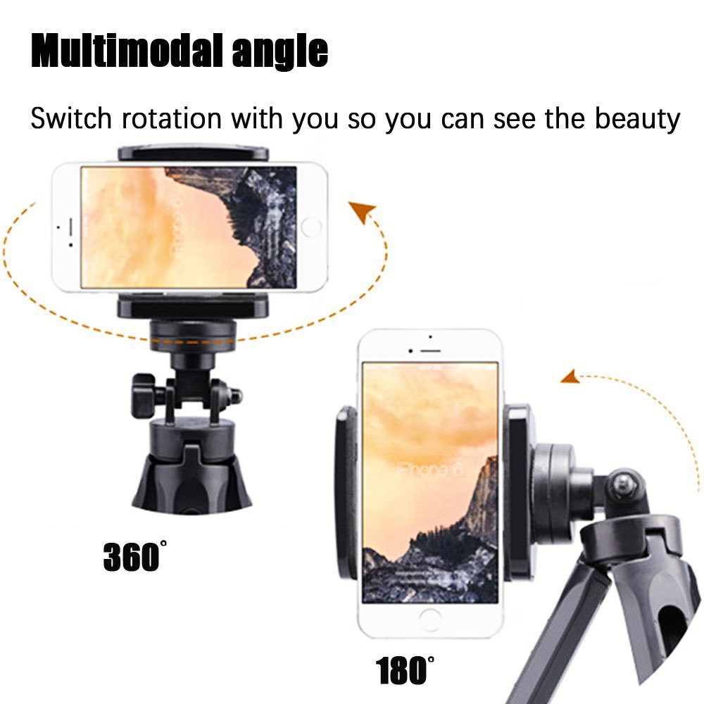 Tripot Giá Đỡ Điện Thoại Máy Ảnh Mini Xoay 360 Độ - Tripod 3 Chân