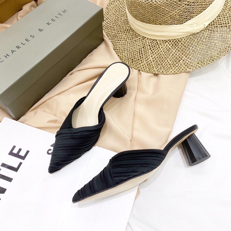 Guốc sục cnk vạt chéo gót tròn fullbox