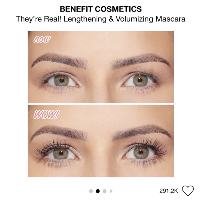 Mascara mini Benefit they're real lengthening mascara màu đen