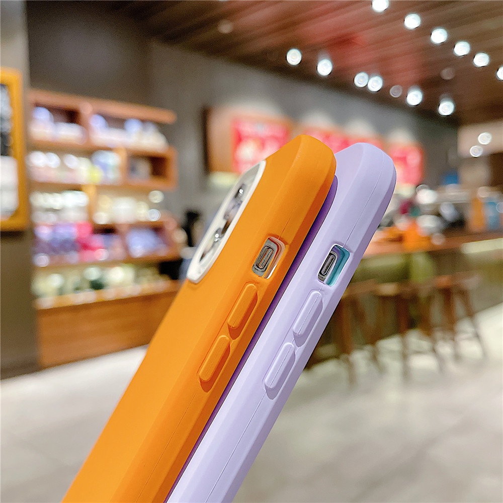 Ốp Điện Thoại Silicone Mềm 3 Trong 1 Có Dây Đeo Chéo Cho 13 12 Pro Max 11 Pro MiNi XR XS Max