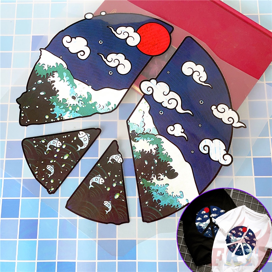 ✪ Jdm Mount Fuji Nhật Bản Sticker Chuyển Nhiệt Vinyl ✪ 1 Miếng Dán Trang Trí Bằng Nhựa Vinyl