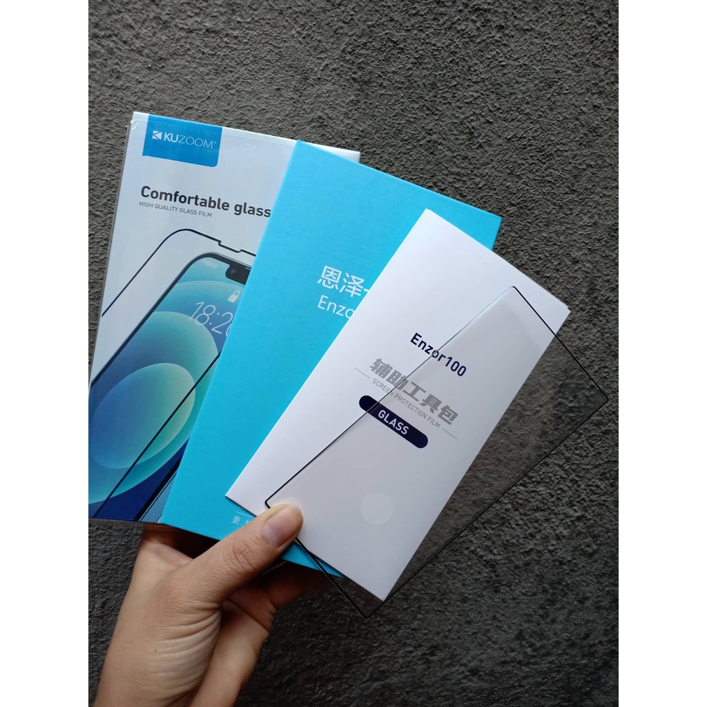 Kính cường lực Kuzoom Samsung S22, S22 Plus, S22 Ultra Full màn hình siêu mỏng