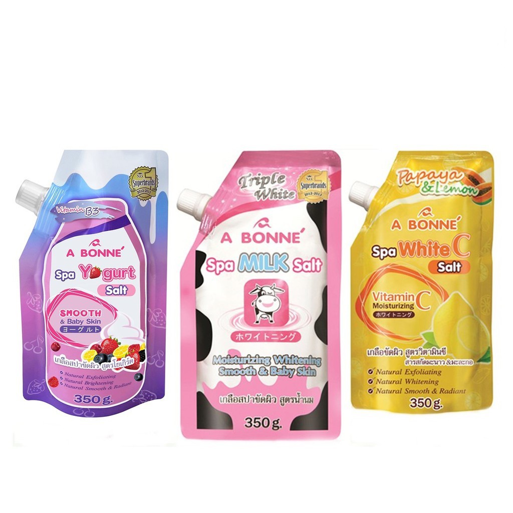 Combo 10 gói Muối Tắm Tẩy Tế Bào Chết Muối Abonne Body Thái Lan