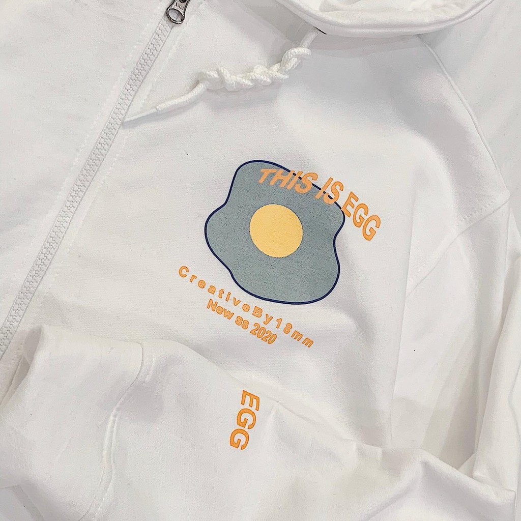 Áo Hoodie Nữ Nam - Áo Khoác Nỉ Unisex EGG 2 Màu Siêu Hot (FREESHIP) | BigBuy360 - bigbuy360.vn