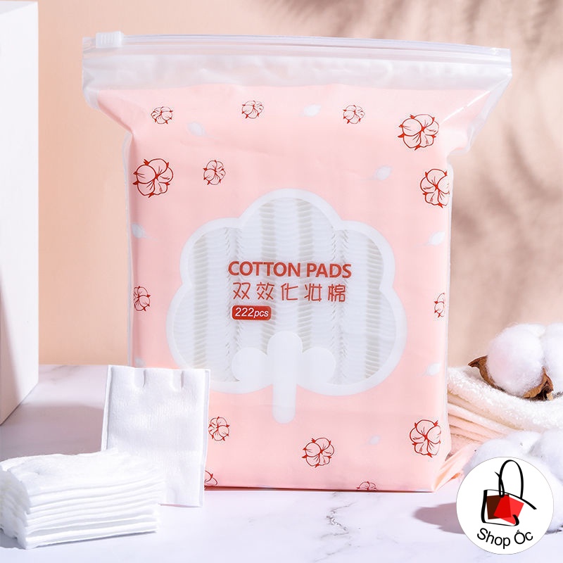 Bông Tẩy Trang 3 Lớp Cotton Pads 222 miếng E01