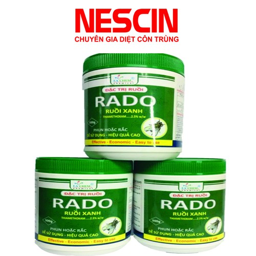 Bả diệt ruồi Rado - hủ 500g